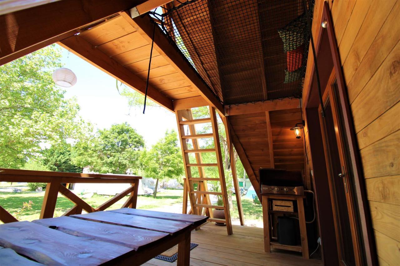Habitat Createur - Hebergements Insolites Au Camping Municipal "Les Ecureuils" Recoubeau-Jansac ภายนอก รูปภาพ