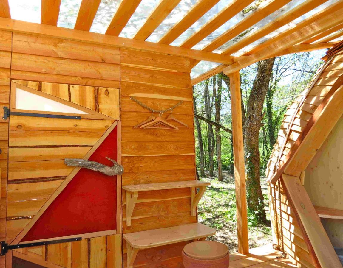 Habitat Createur - Hebergements Insolites Au Camping Municipal "Les Ecureuils" Recoubeau-Jansac ภายนอก รูปภาพ