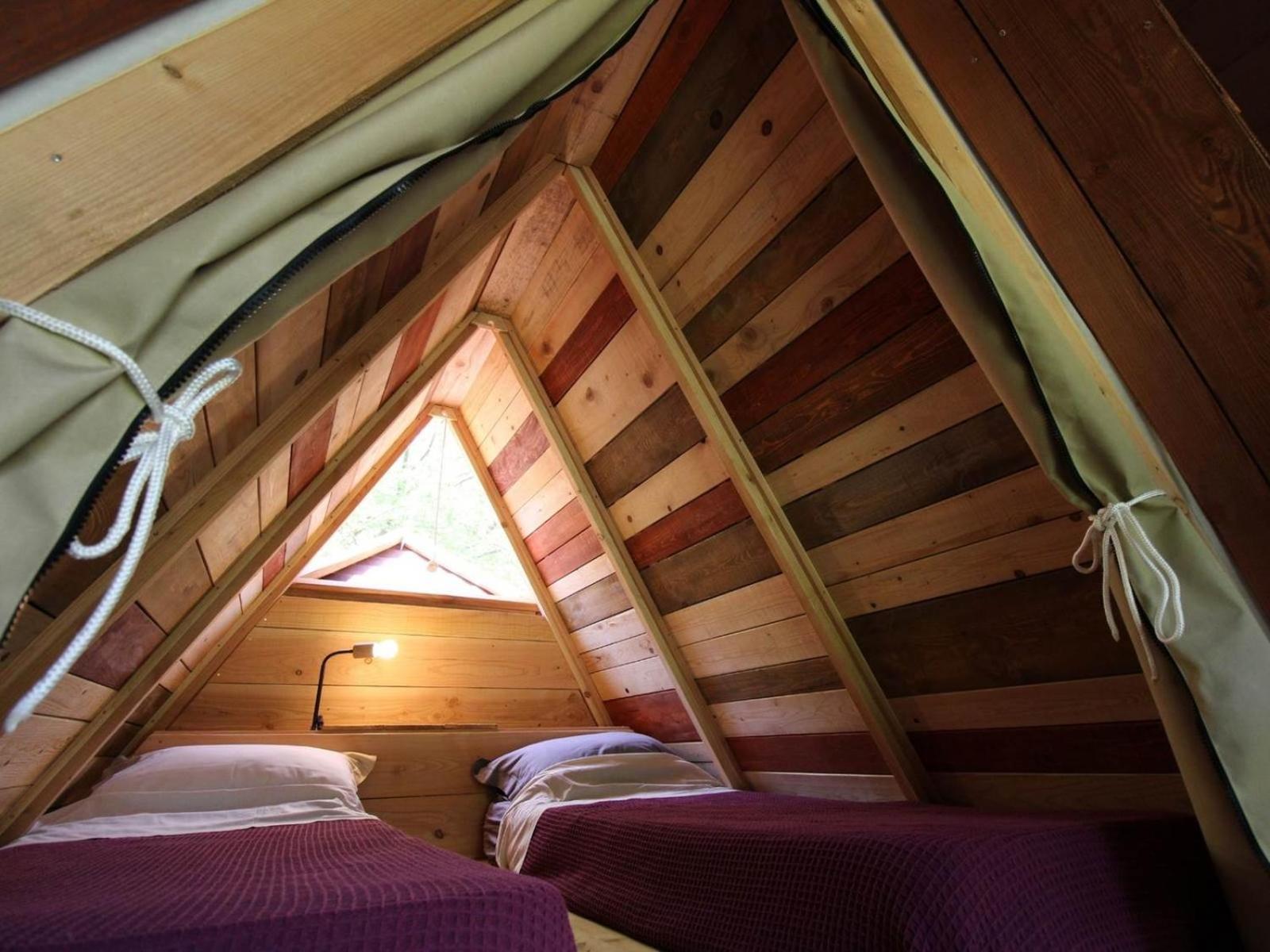 Habitat Createur - Hebergements Insolites Au Camping Municipal "Les Ecureuils" Recoubeau-Jansac ภายนอก รูปภาพ