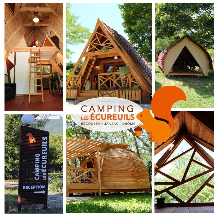 Habitat Createur - Hebergements Insolites Au Camping Municipal "Les Ecureuils" Recoubeau-Jansac ภายนอก รูปภาพ